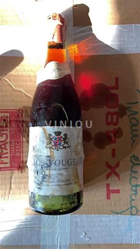 Borgoña Clos-de-vougeot Grand Cru Edmond Roblot 1970