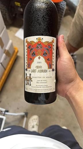 Languedoc Ospecificerad Monastère de Solan Saint Ambroise 2001