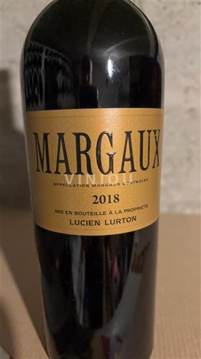 Bordeaux Margaux Lucien Lurton 2018