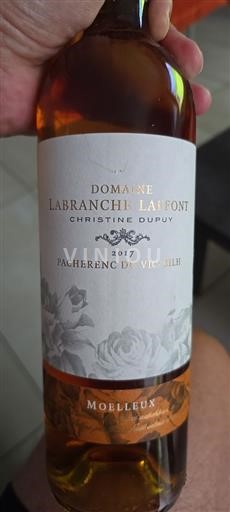 Lounais-Ranska Pacherenc-du-vic-bilh Domaine Labranche Laffont 2017
