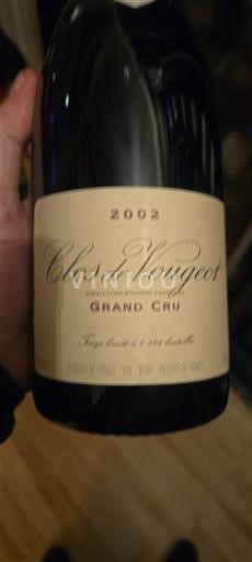 Burgundy Clos-de-Vougeot Grand Cru Clos de Vougeot 2002