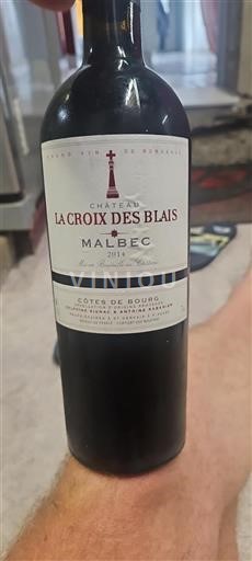 Bordeaux Côtes de Bourg Château La Croix des Blais 2014