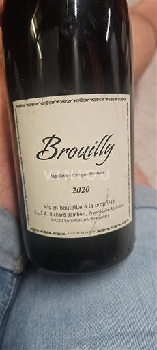 Beaujolais Brouilly Richard Jambon 2020