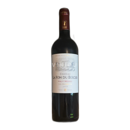 Vin Rouge sec Château La Fon du Berger 2019 France Bordeaux Haut-Médoc AOC Cru Bourgeois