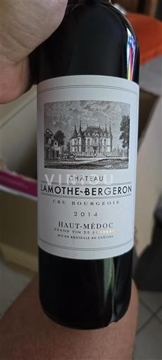Burdeos Haut-Médoc Cru Bourgeois Château Lamothe-Bergeron 2014