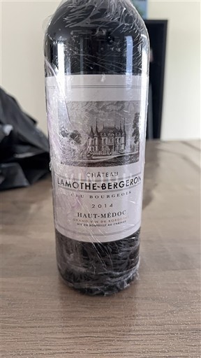 Bordeaux Haut-Médoc Cru Bourgeois Château Lamothe-Bergeron 2014