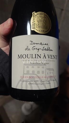 Beaujolais Moulin-à-vent Domaine Gry-Sablon Vieilles Vignes 2022