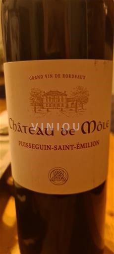 Burdeos Puisseguin-saint-émilion Château Môle 2015