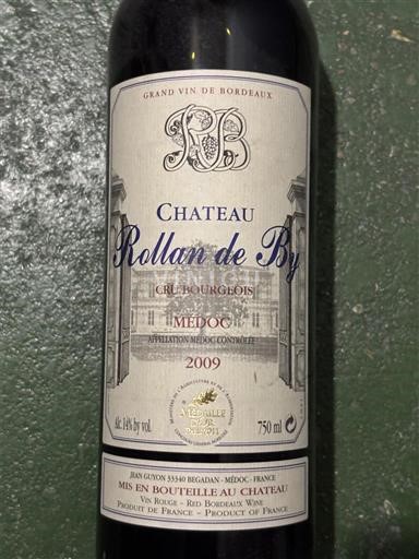 Bordeaux Médoc Cru Bourgeois Château Rollan de By 2009