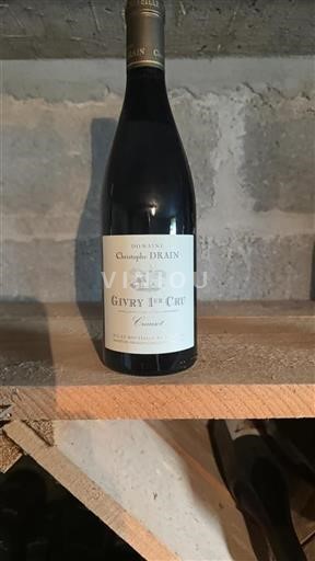 Bourgondië Givry Premier Cru Domaine Christophe Drain Crausot 2022