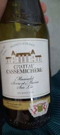 Loirevallei Muscadet-Sèvre-et-Maine Château Cassemichère 2022