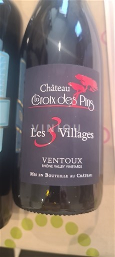 Vale do Ródano Ventoux Château La Croix des Pins Les 3 Villages 2022