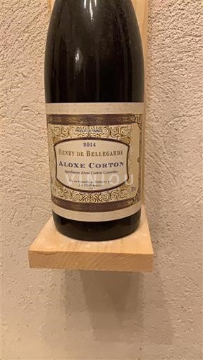 Vin Rouge sec Henry de Bellegarde 2014 France Bourgogne Aloxe-Corton AOC