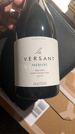 Languedoc ja Roussillon Pays d'Oc Les Vignobles Foncalieu Le Versant 2019