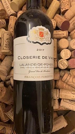 Bordeaux Lalande-de-pomerol Closerie de Viau 2017