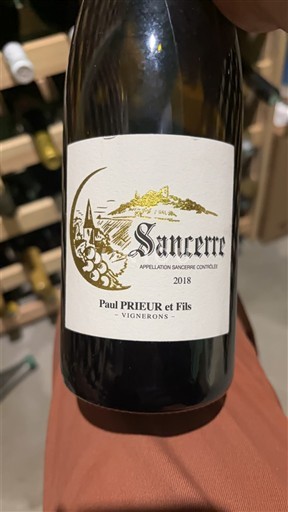 Lugina e Luarës Sancerre Paul Prieur et Fils 2018