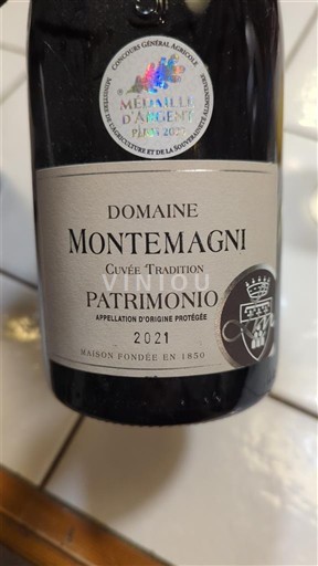 Corsica Patrimonio Domaine Montemagni Tradition 2021