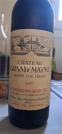 Bordeaux Saint-Émilion Grand Cru Grand Cru Château Grand Mayne 1987