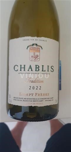 Burgund Chablis Dampt Frères Tradition 2022