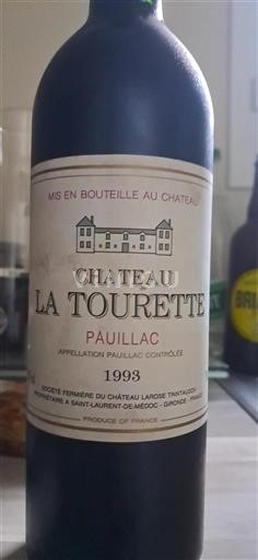 Bordeaux Pauillac Château La Tourette 1993