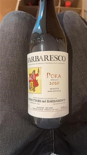 Piemonte Barbaresco Produttori del Barbaresco Pora 2020