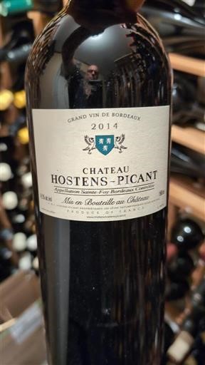 Bordeaux Sainte-Foy-Bordeaux Château Hostens-Picant 2014