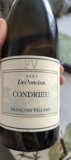 Rhône Valley Condrieu François Villard Deponcins 2021