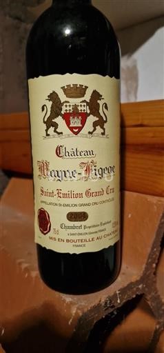 Bordeaux Saint-Émilion Grand Cru Château Magrez-Figeac 2004