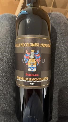 Tuscan Wines Brunello di Montalcino Ciacci Piccolomini Aragona Pianrosso 2019