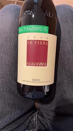 Vin Rouge sec Le Vigne Sandrone 2020 Italie Piémont Barolo DOC