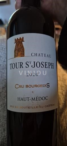 Burdeos Haut-Médoc Cru Bourgeois Château Tour St Joseph 2020