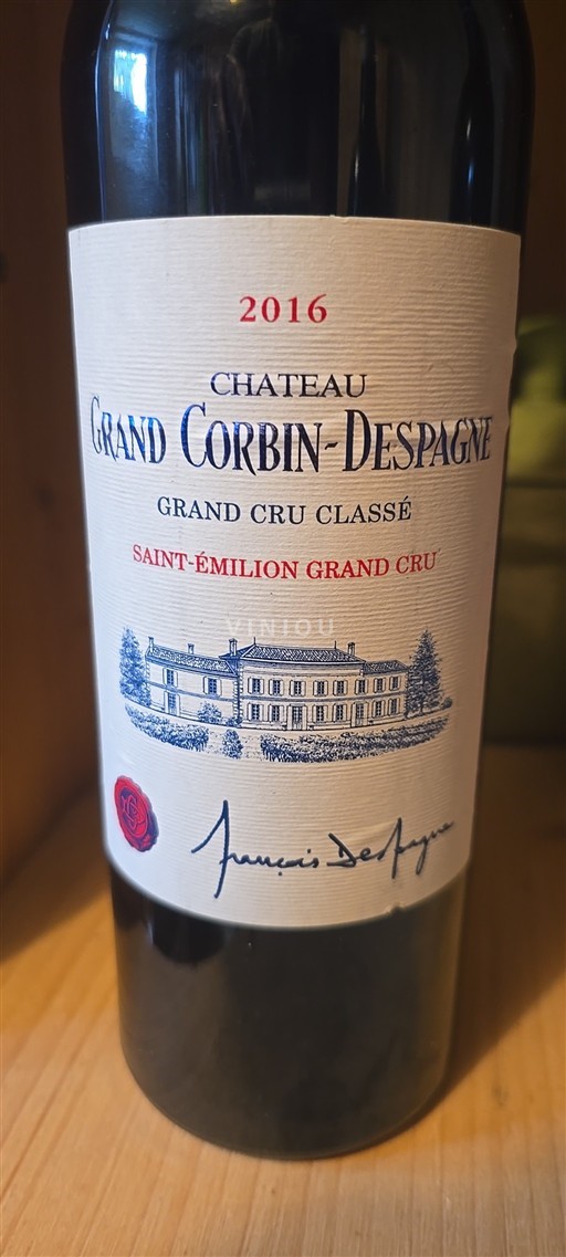 Bordeaux Saint-Émilion Grand Cru Grand Cru Château Grand Corbin-Despagne 2016