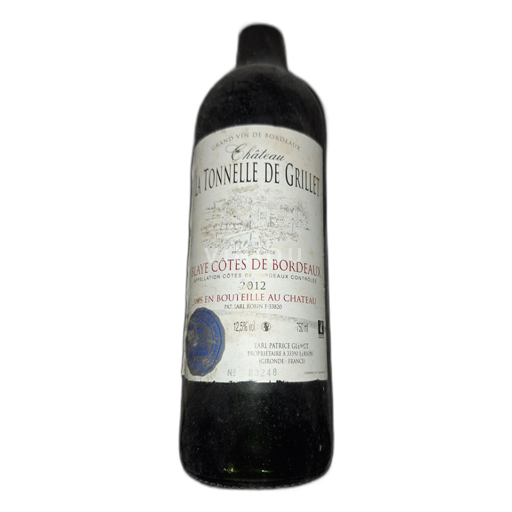 Bordeaux Blaye-Côtes-de-Bordeaux Château La Tonnelle de Grillet 2012