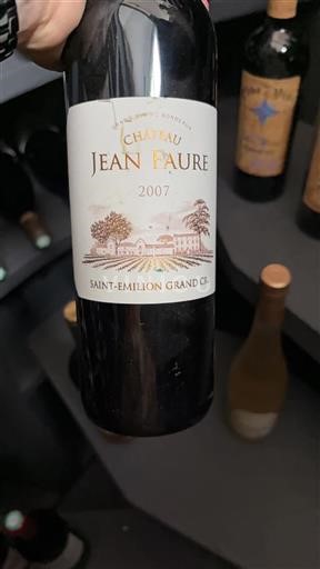 Bordeaux Saint-Émilion Grand Cru Jean Faure 2007