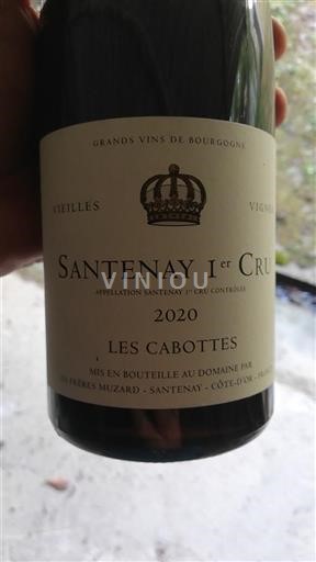 Borgoña Santenay Premier Cru Les Frères Muzard Les Cabottes 2020