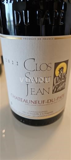 Rhône-dalen Châteauneuf-du-Pape Clos Saint Jean 2022