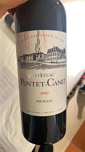 Burdeos Pauillac Grand Cru Pontet-Canet 2010