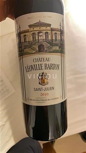 Bordeaux Saint-Julien Grand Cru Château Léoville Barton 2010