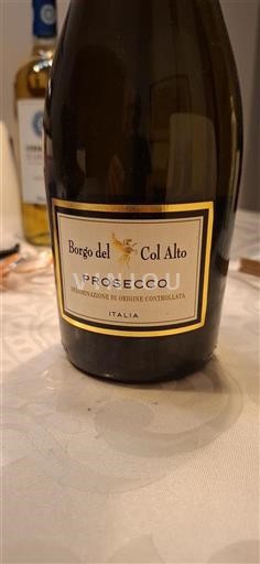 Veneto Prosecco Borgo del Col Alto Icke årgångsbetecknad