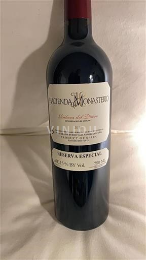 Castilien og León Ribera del Duero Hacienda Monasterio Reserva Especial 2016