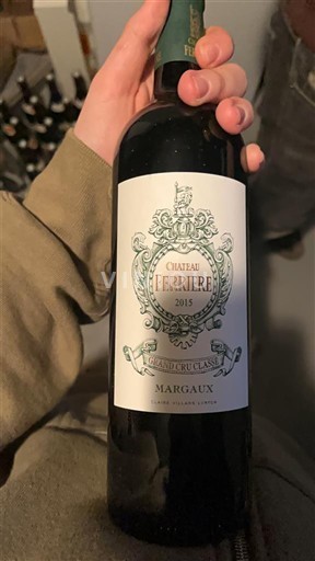Bordeaux Margaux Grand Cru Château Ferrière 2015