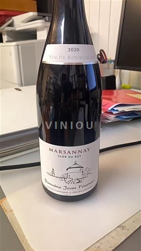 Borgoña Marsannay Grand Cru Domaine Jean Fournier Clos du Roy 2020