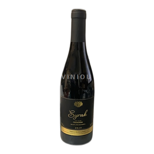 Vin Rouge sec Syrah Simon Maye & Fils 2020 Suisse Valais AOC