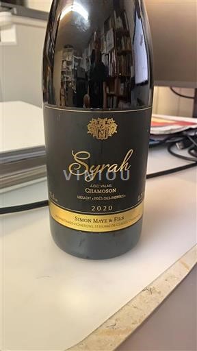 Wallis Niet gespecificeerd Simon Maye & Fils Syrah 2020