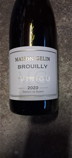 Beaujolais Brouilly Maison Gelin 2020