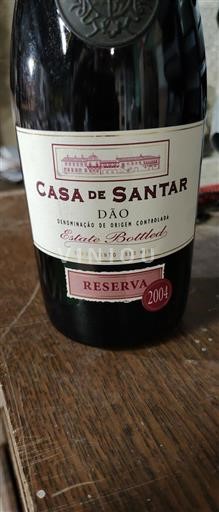 Portugal Dão. Casa de Santar Reserva 2004