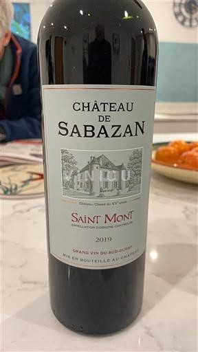 Sørvest Saint-Mont Château Sabazan 2019