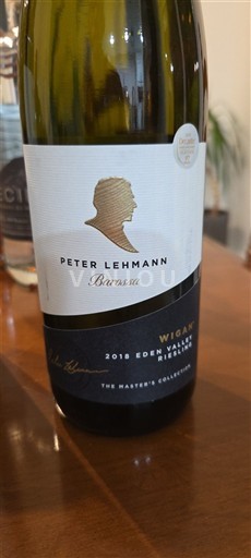 Južna Avstralija Eden Valley Peter Lehmann Wigan 2018