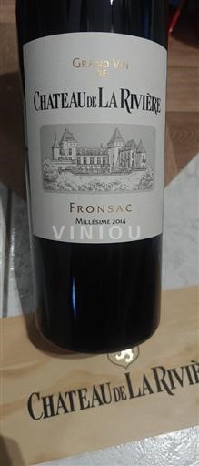 Burdeos Fronsac Château La Rivière 2014