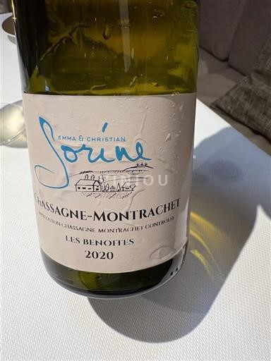 Bourgogne Chassagne-Montrachet Emma & Christian Sornin Les Benoites 2020